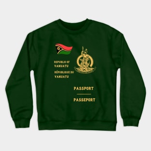 Vanuatu passport Crewneck Sweatshirt